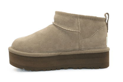 Ugg Kids Classic Ultra Mini Platform - Light Bronze - hatshoe