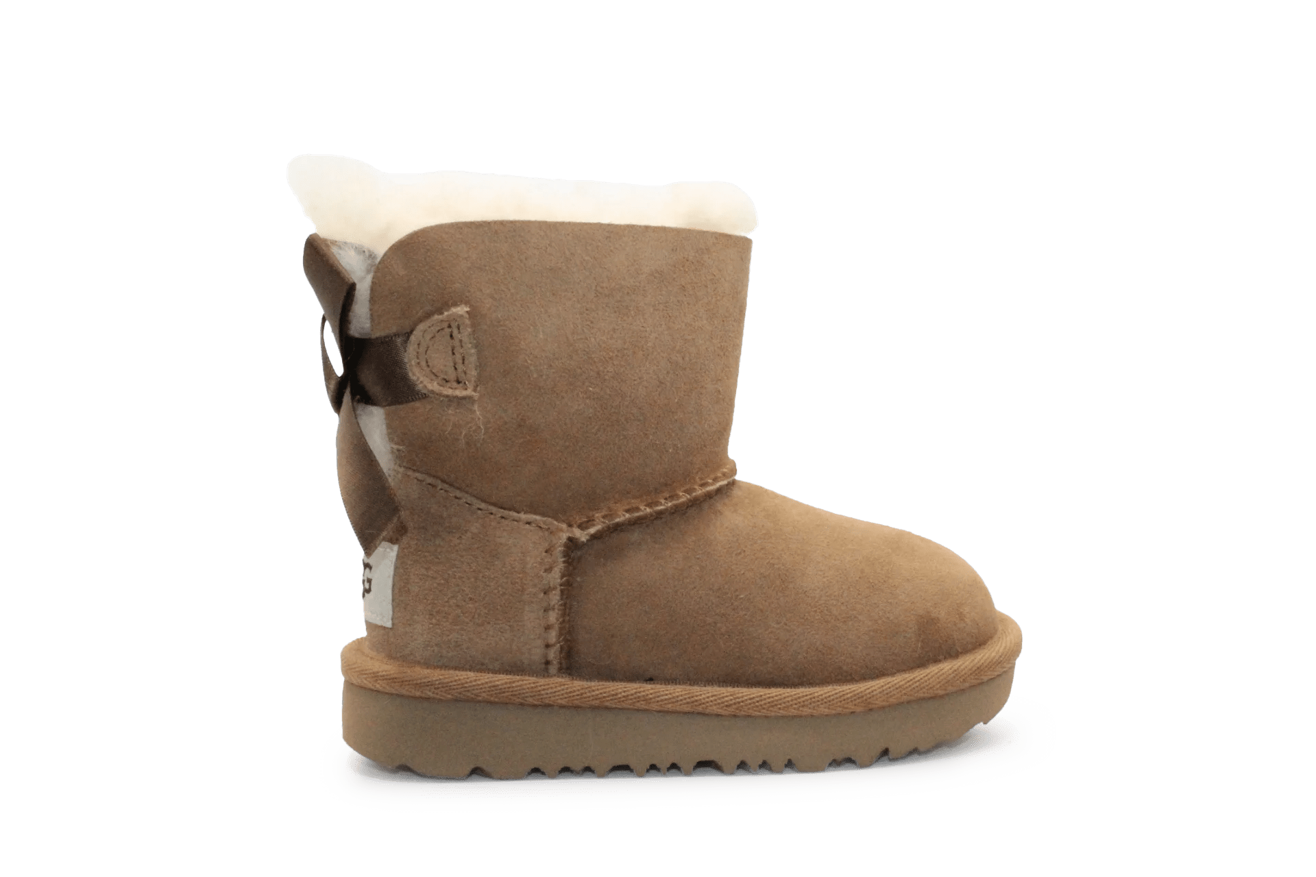 Ugg Kids Mini Bailey Bow II Laars - Chestnut Strik
