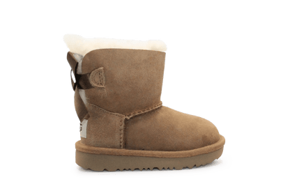 Ugg Kids Mini Bailey Bow II Laars - Chestnut Strik - hatshoe
