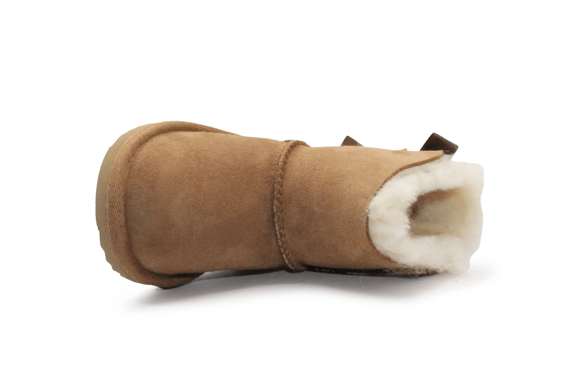 Ugg Kids Mini Bailey Bow II Laars - Chestnut Strik - hatshoe