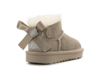 Ugg Kids Ultra Mini Bailey Bow II Laars - Sand - hatshoe