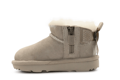 Ugg Kids Ultra Mini Bailey Bow II Laars - Sand - hatshoe