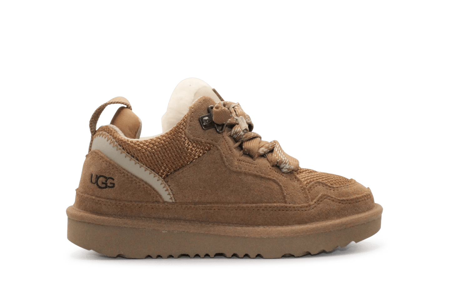 Ugg Sneaker Lowmel Kids Veterschoen - Chestnut - hatshoe