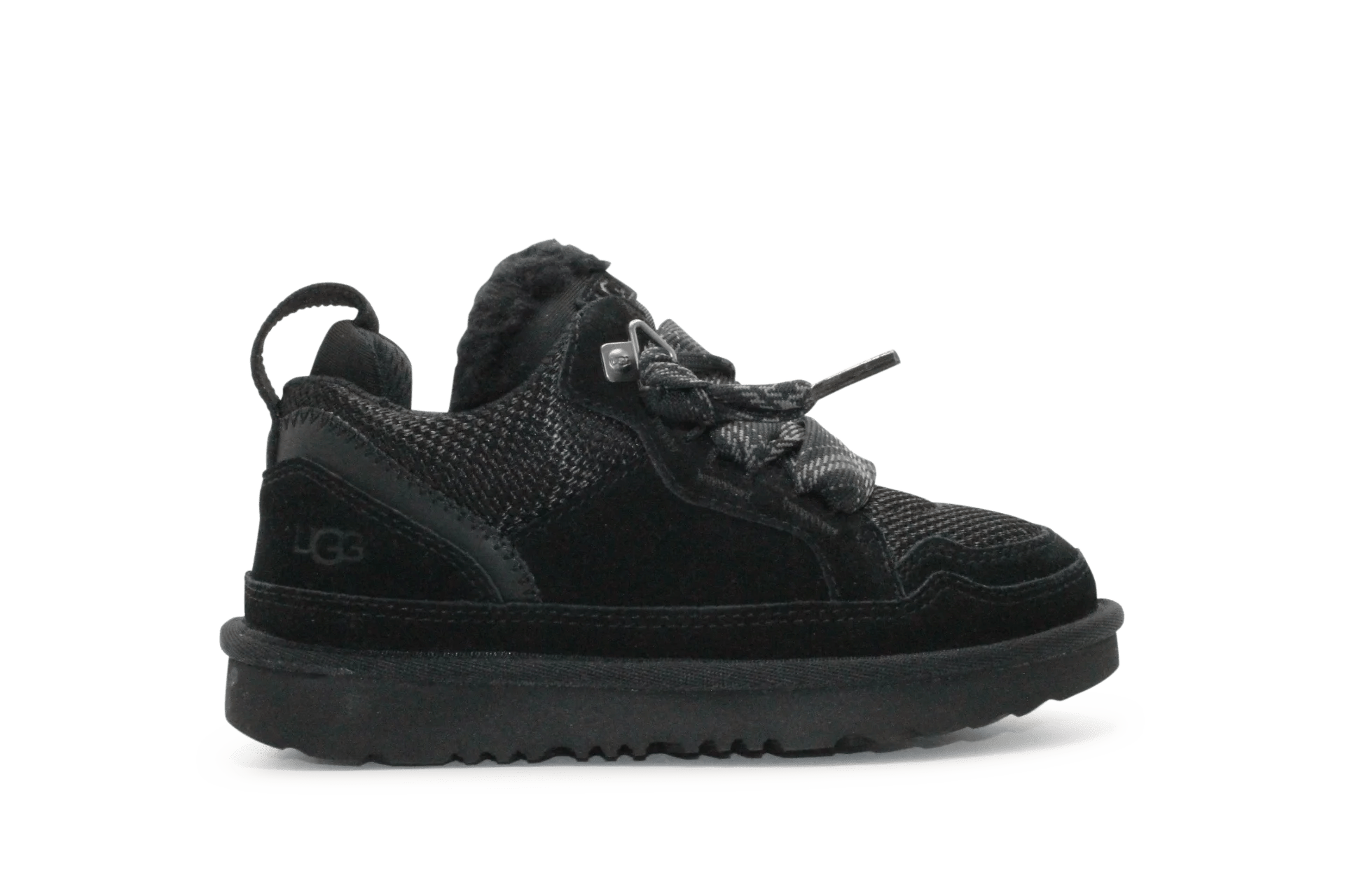 Ugg Sneaker Lowmel Kids Veterschoen - Zwart