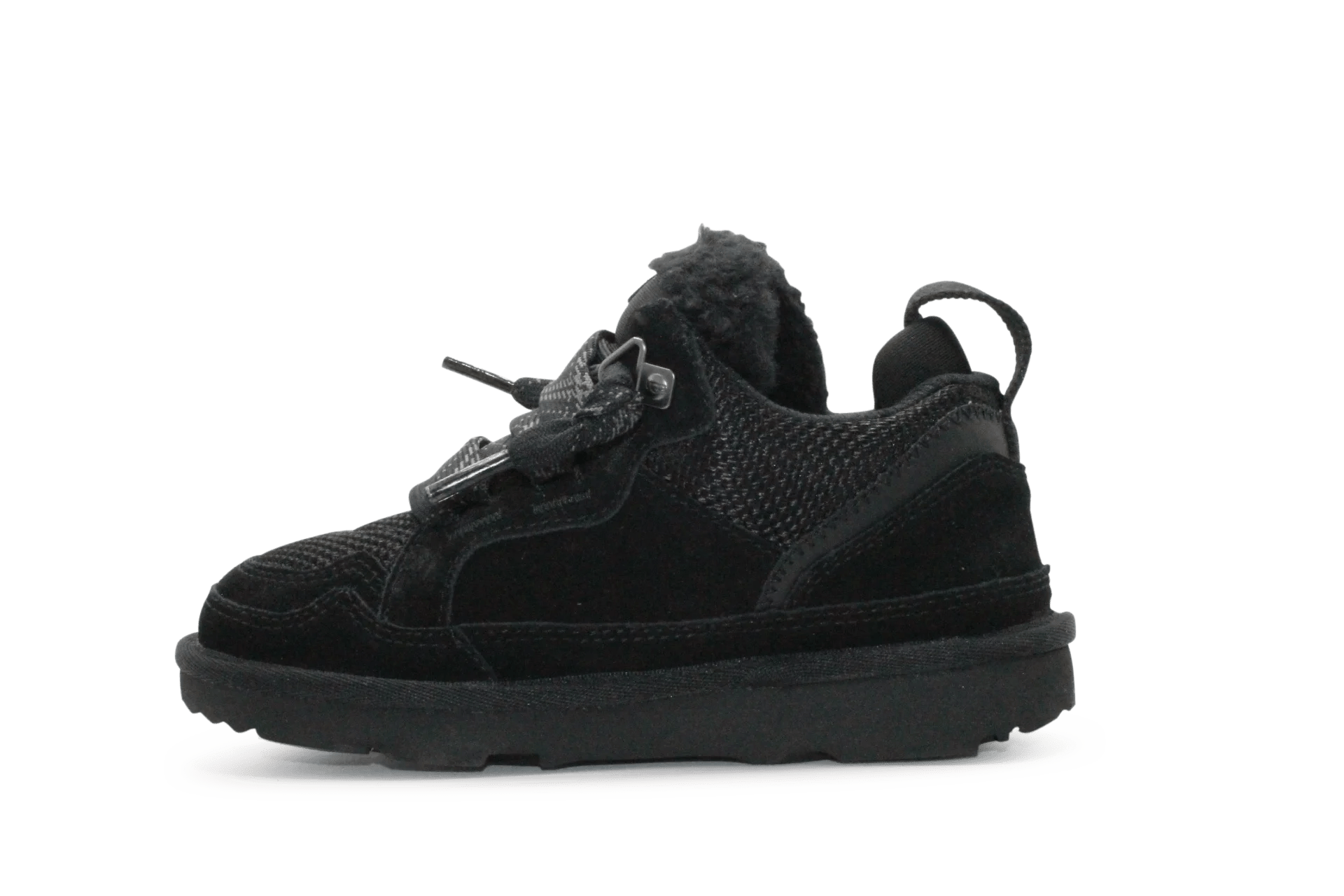 Ugg Sneaker Lowmel Kids Veterschoen - Zwart