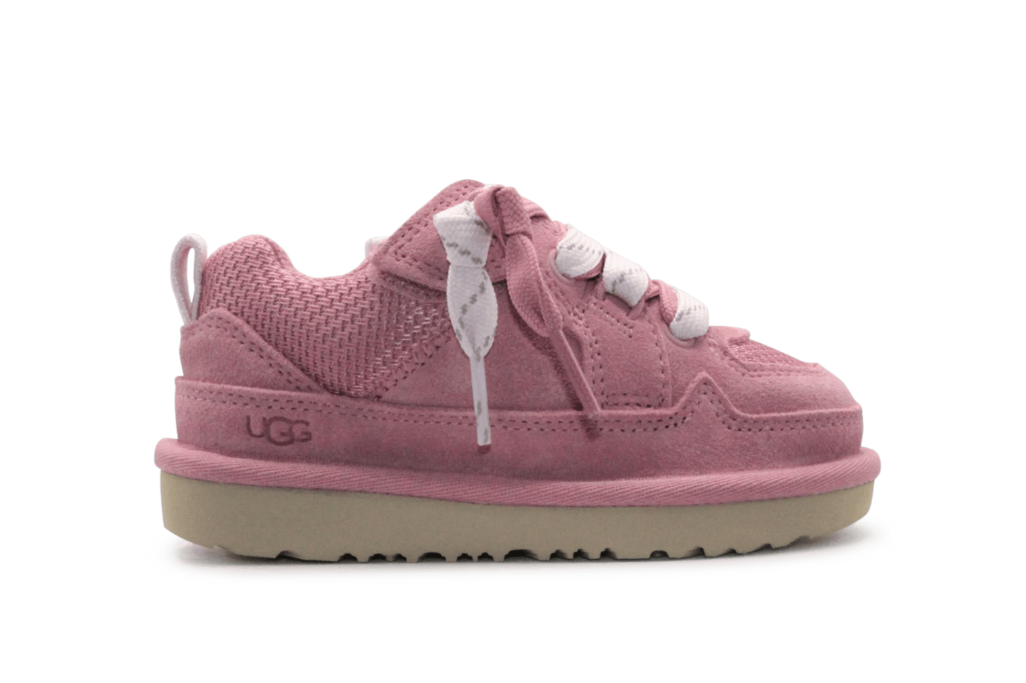 Ugg Sneaker Lowmel Veter & Klittenband - Roze - hatshoe