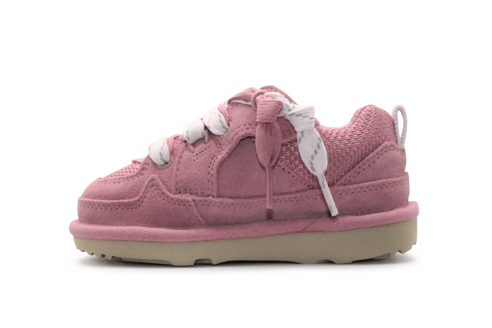 Ugg Sneaker Lowmel Veter & Klittenband - Roze - hatshoe