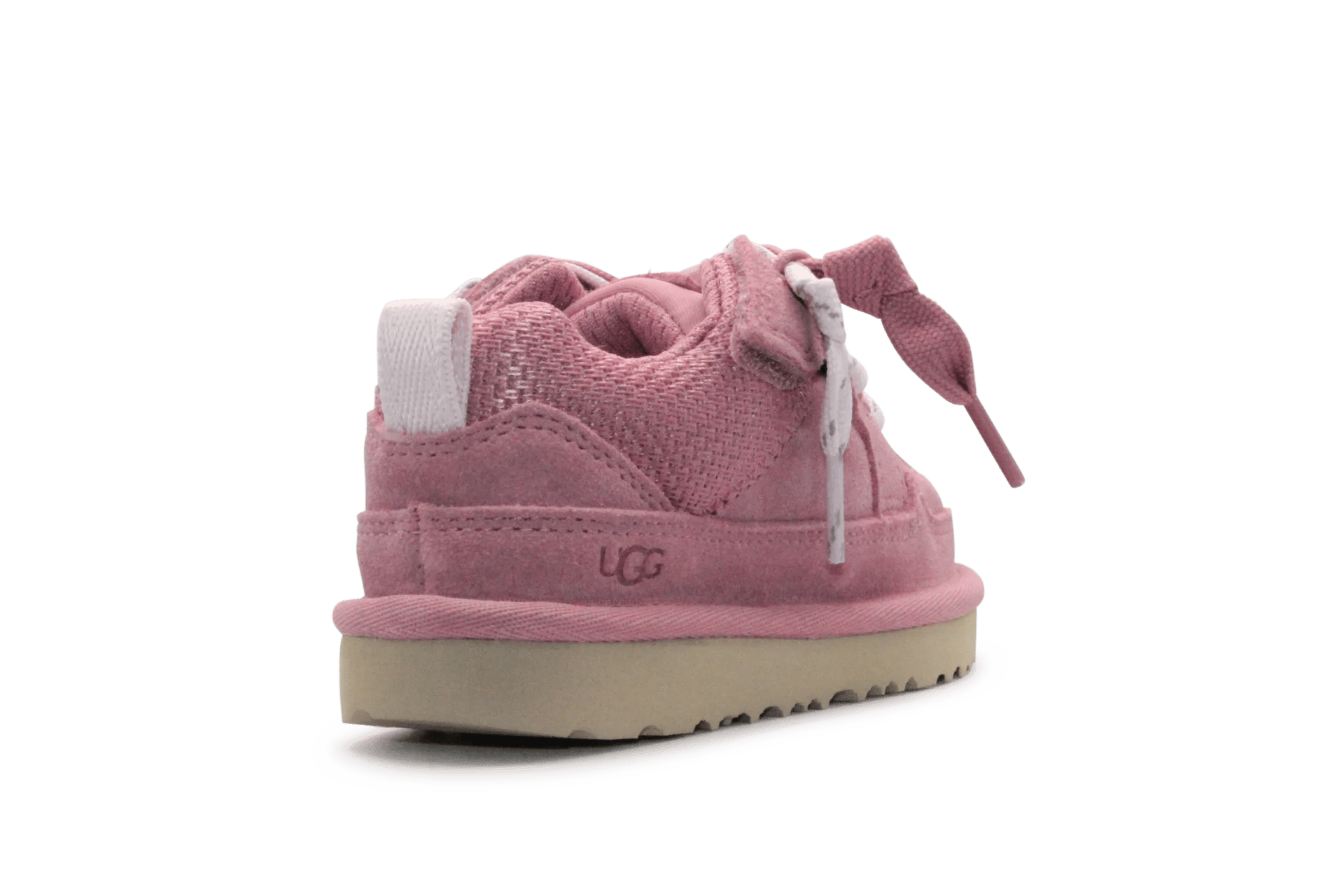 Ugg Sneaker Lowmel Veter & Klittenband - Roze - hatshoe