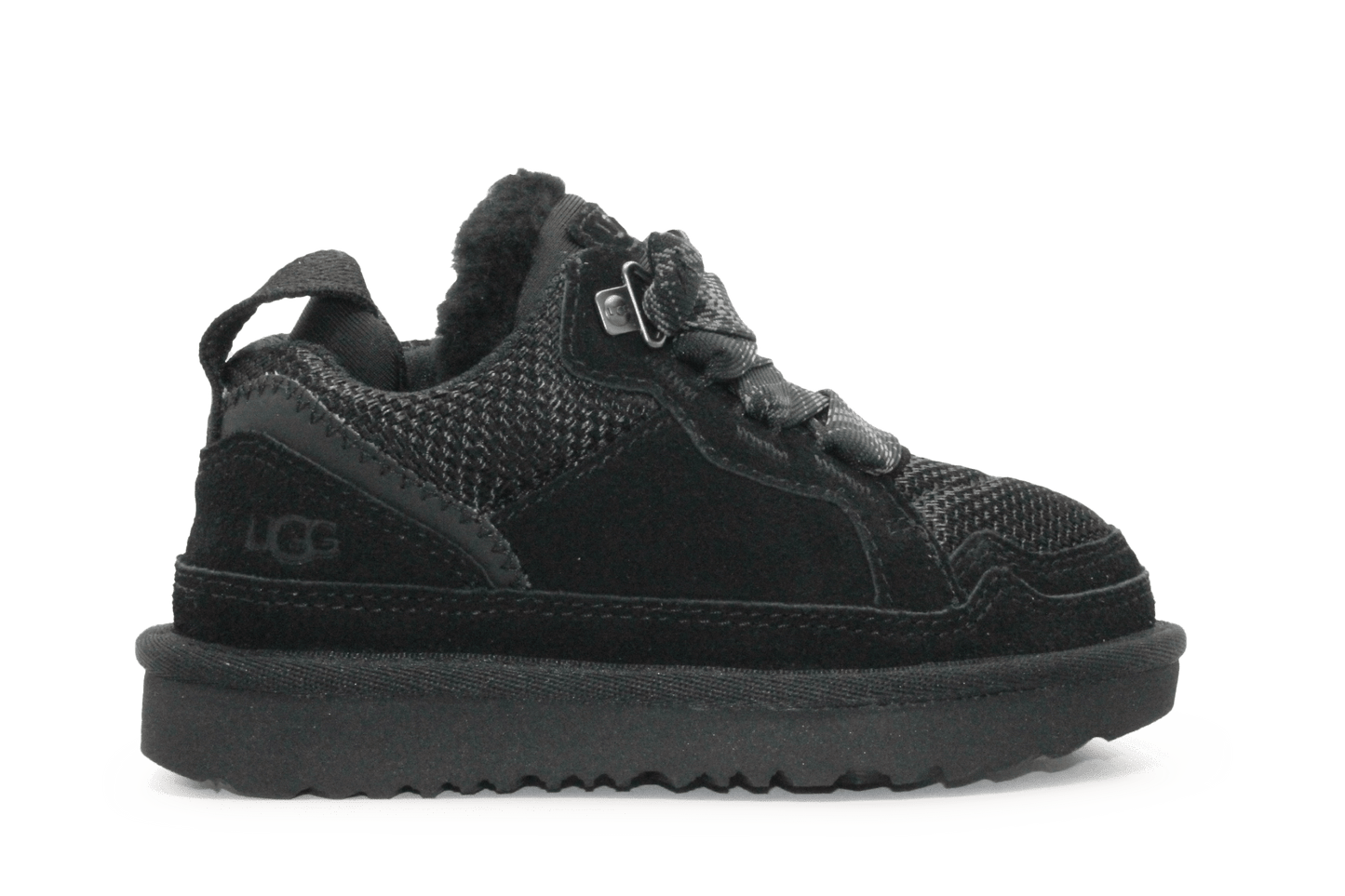 Ugg Sneaker Lowmel Veter & Klittenband - Zwart - hatshoe