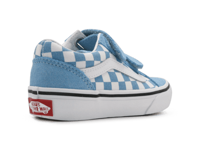 Vans Old Skool Sneaker Laag - Blauw Geblokt - hatshoe