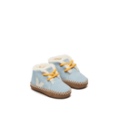 Veja Baby Slofjes W Milk Suede Steal - Blauw - hatshoe