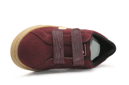 Veja Klittenband Schoen Esplar-Small Suède - Amarante Sun - hatshoe