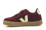 Veja Klittenband Schoen Esplar-Small Suède - Amarante Sun - hatshoe