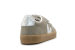 Veja Klittenband Schoen Esplar-Small Suède - Taupe Silver - hatshoe