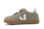 Veja Klittenband Schoen Esplar-Small Suède - Taupe Silver - hatshoe