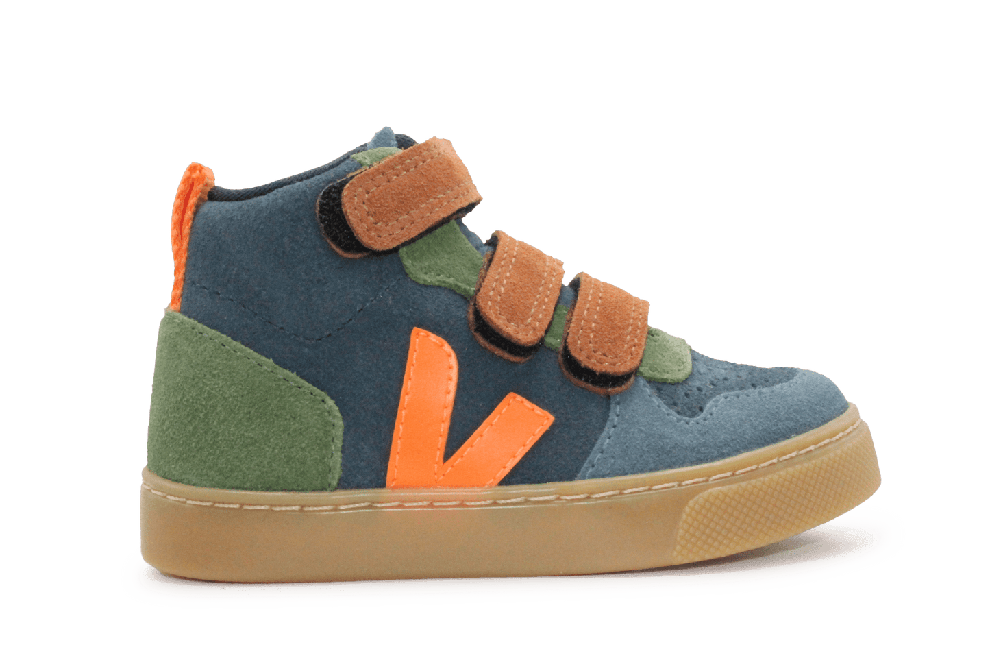 Veja Klittenband Schoen Jongens V10 - Mid - Blauw - hatshoe