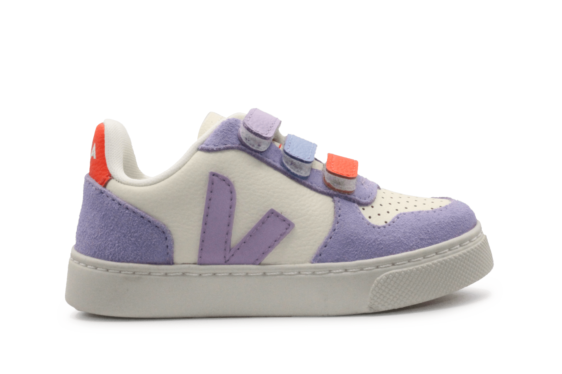 Veja Klittenband Schoen Meisjes V10 - Lila - hatshoe