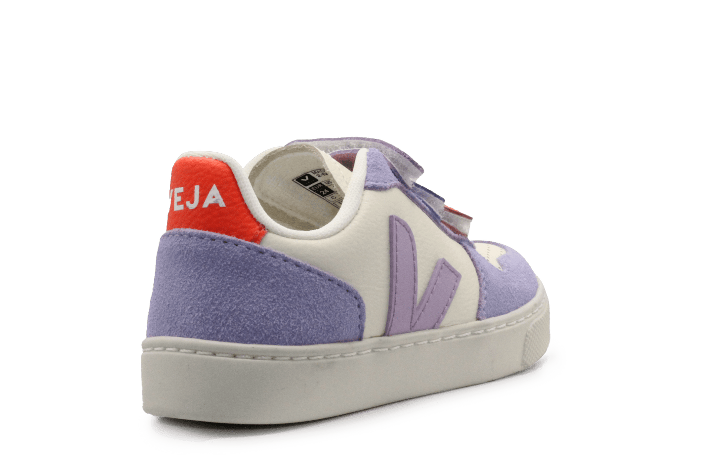 Veja Klittenband Schoen Meisjes V10 - Lila - hatshoe
