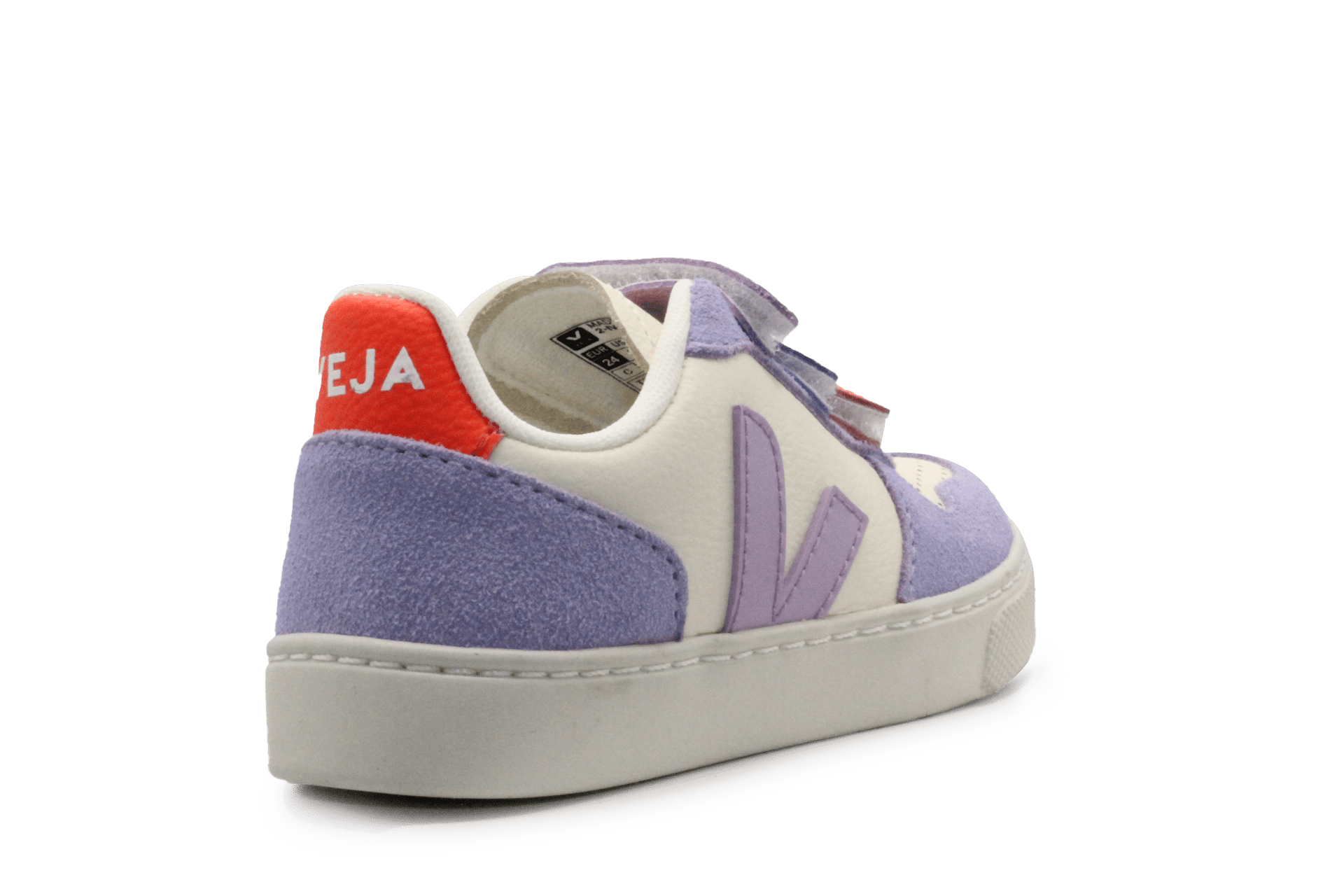 Veja Klittenband Schoen Meisjes V10 - Lila - hatshoe