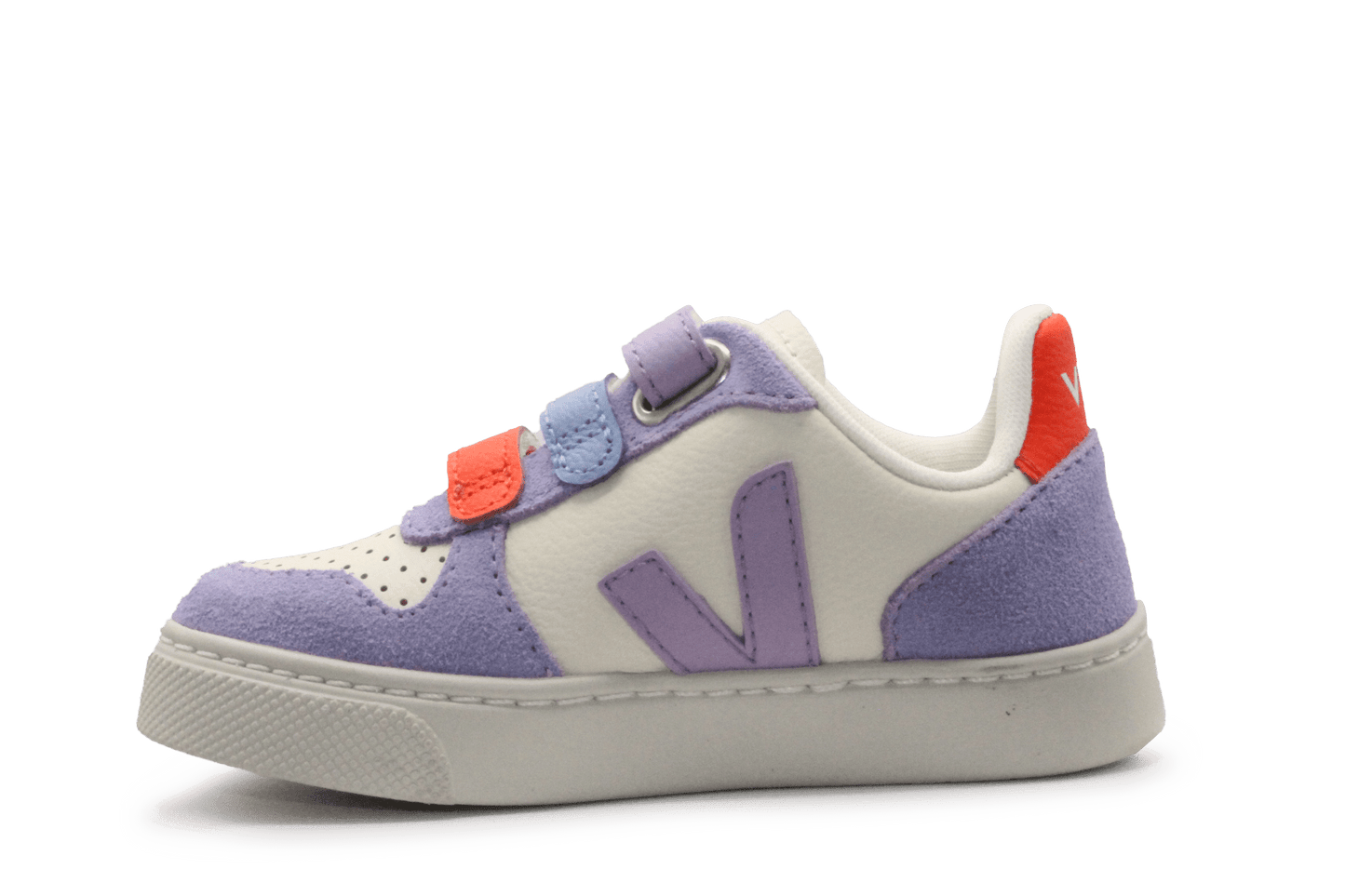 Veja Klittenband Schoen Meisjes V10 - Lila - hatshoe