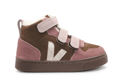 Veja Klittenband Schoen meisjes V10 - Mid - Walnut - hatshoe
