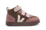 Veja Klittenband Schoen meisjes V10 - Mid - Walnut - hatshoe