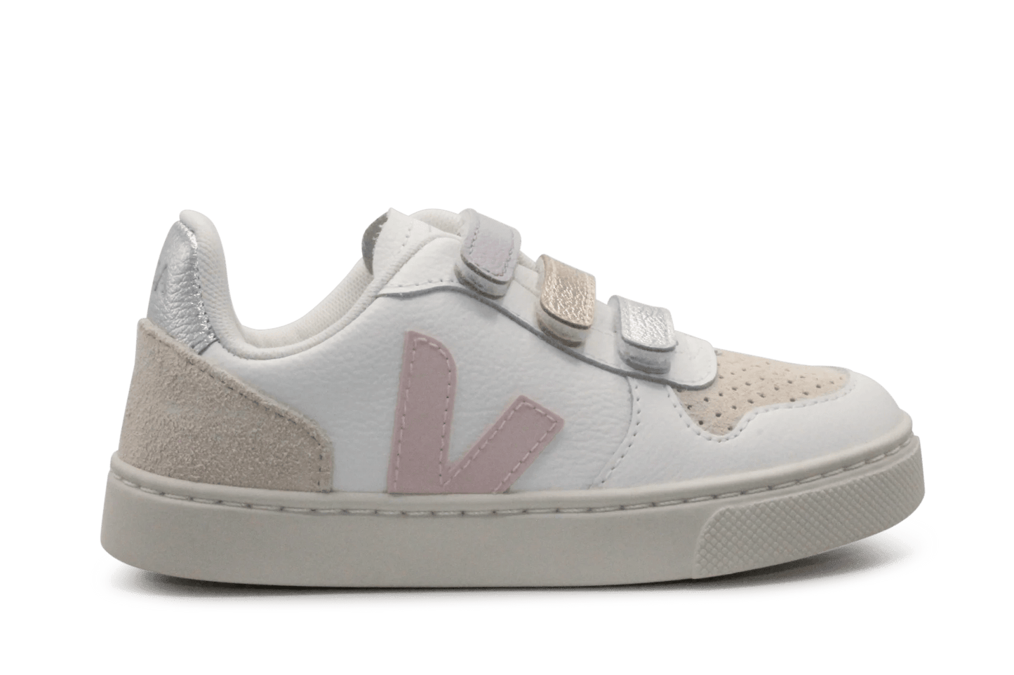 Veja Klittenband Schoen Meisjes V10 - White Petale - hatshoe