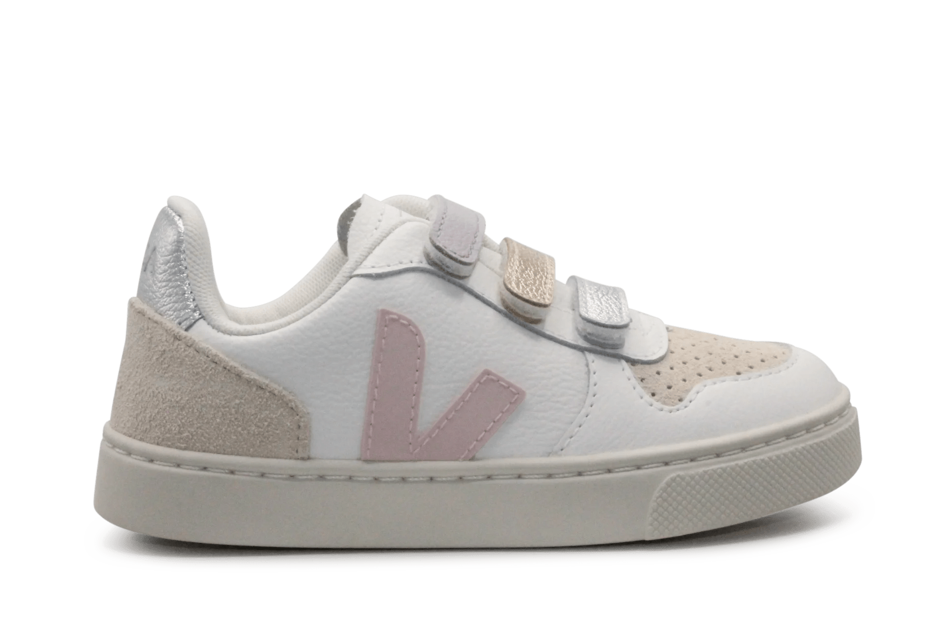 Veja Klittenband Schoen Meisjes V10 - White Petale - hatshoe