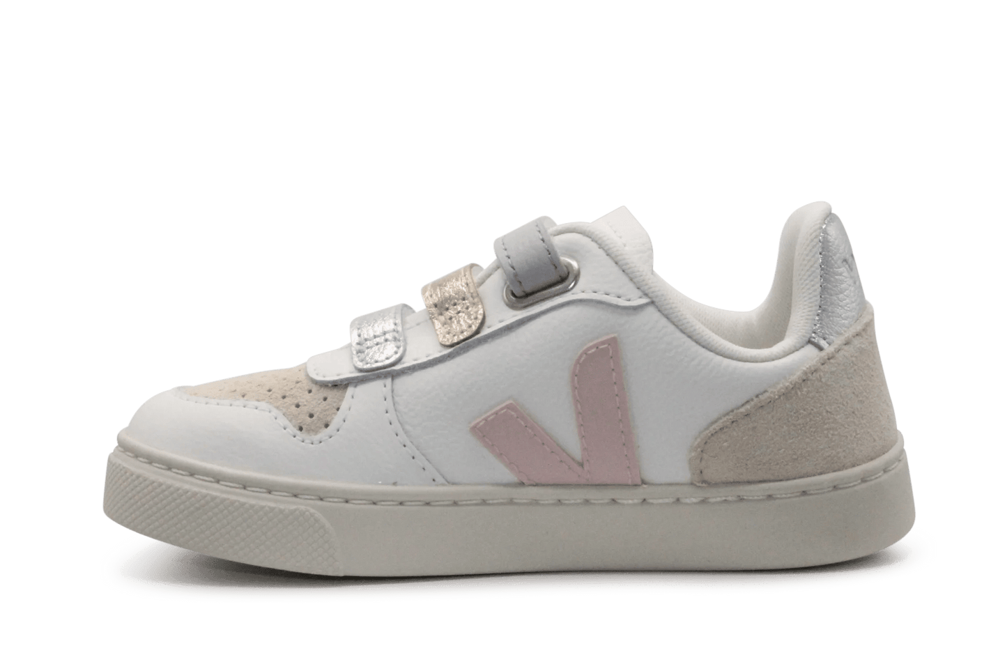 Veja Klittenband Schoen Meisjes V10 - White Petale - hatshoe