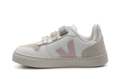 Veja Klittenband Schoen Meisjes V10 - White Petale - hatshoe
