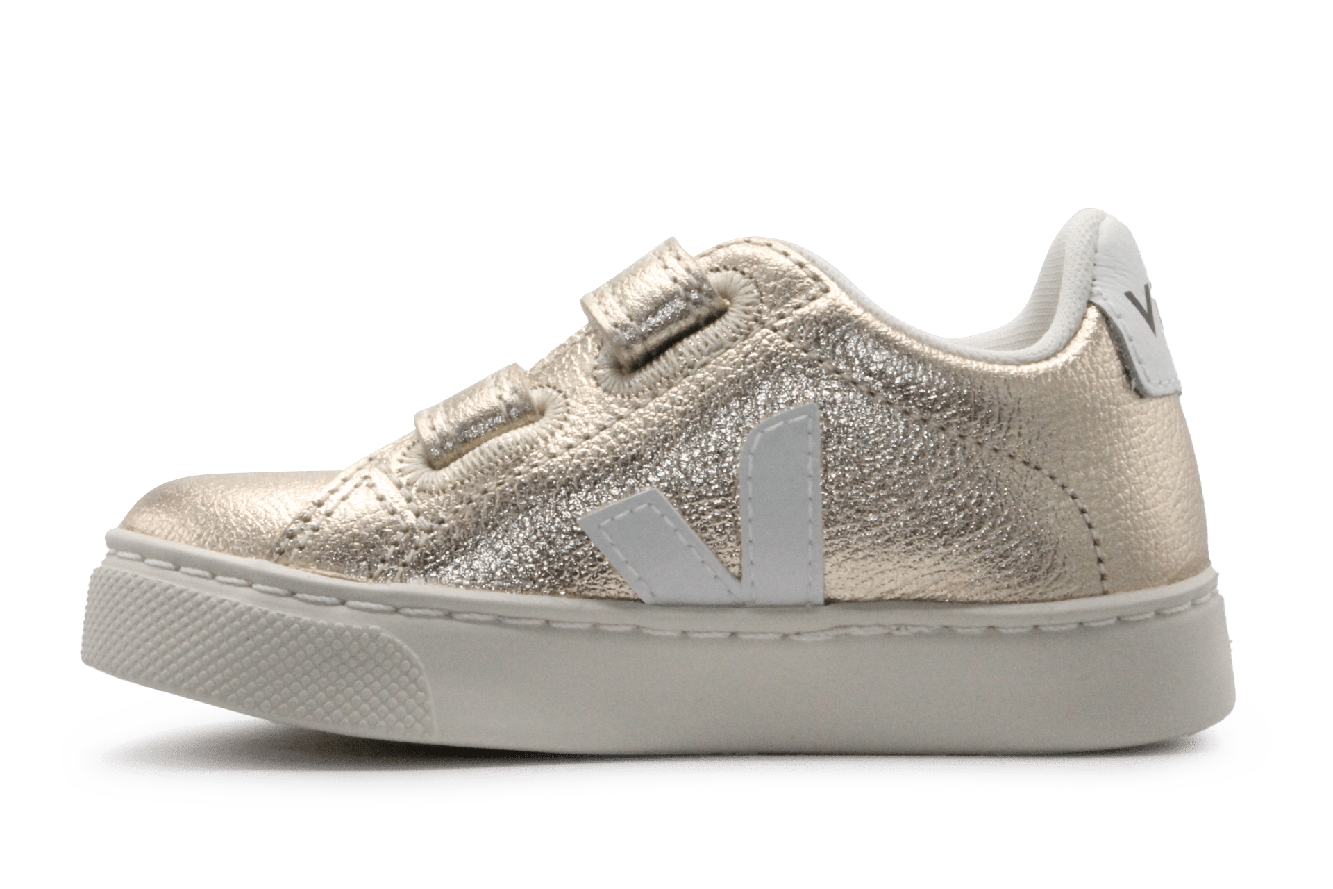 Veja Klittenband Schoen Small Esplar - Goud - hatshoe