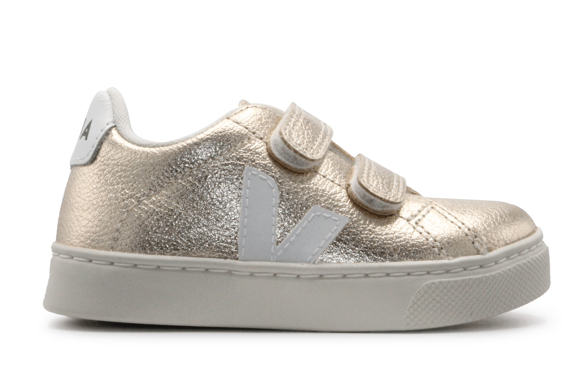 Veja Klittenband Schoen Small Esplar - Goud - hatshoe