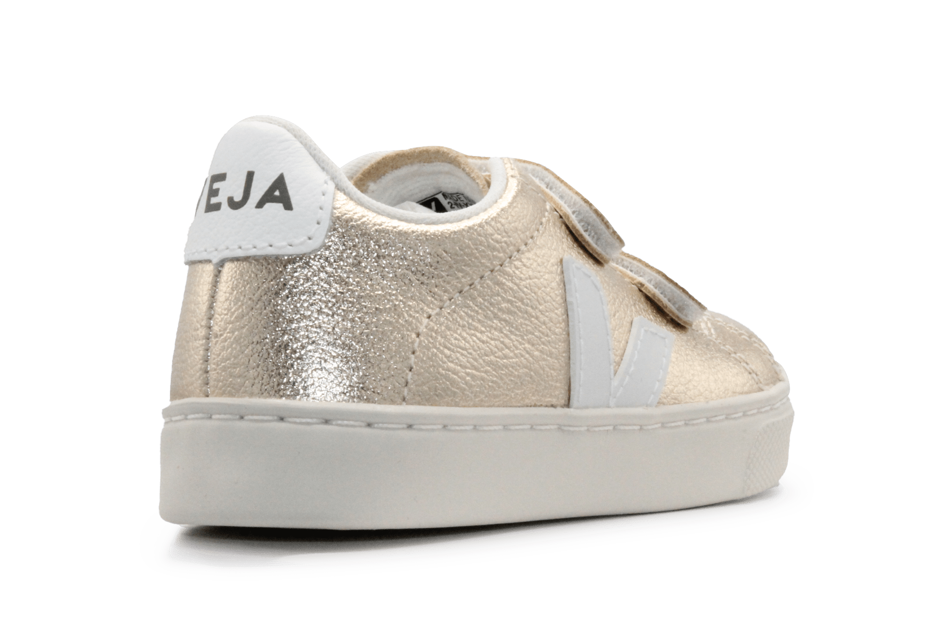 Veja Klittenband Schoen Small Esplar - Goud - hatshoe
