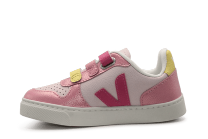 Veja Klittenband Schoen V10 Meisjes - Roze - hatshoe