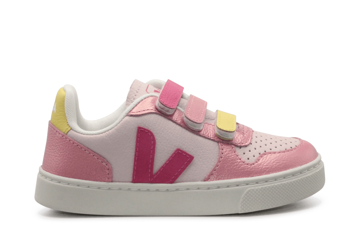 Veja Klittenband Schoen V10 Meisjes - Roze - hatshoe