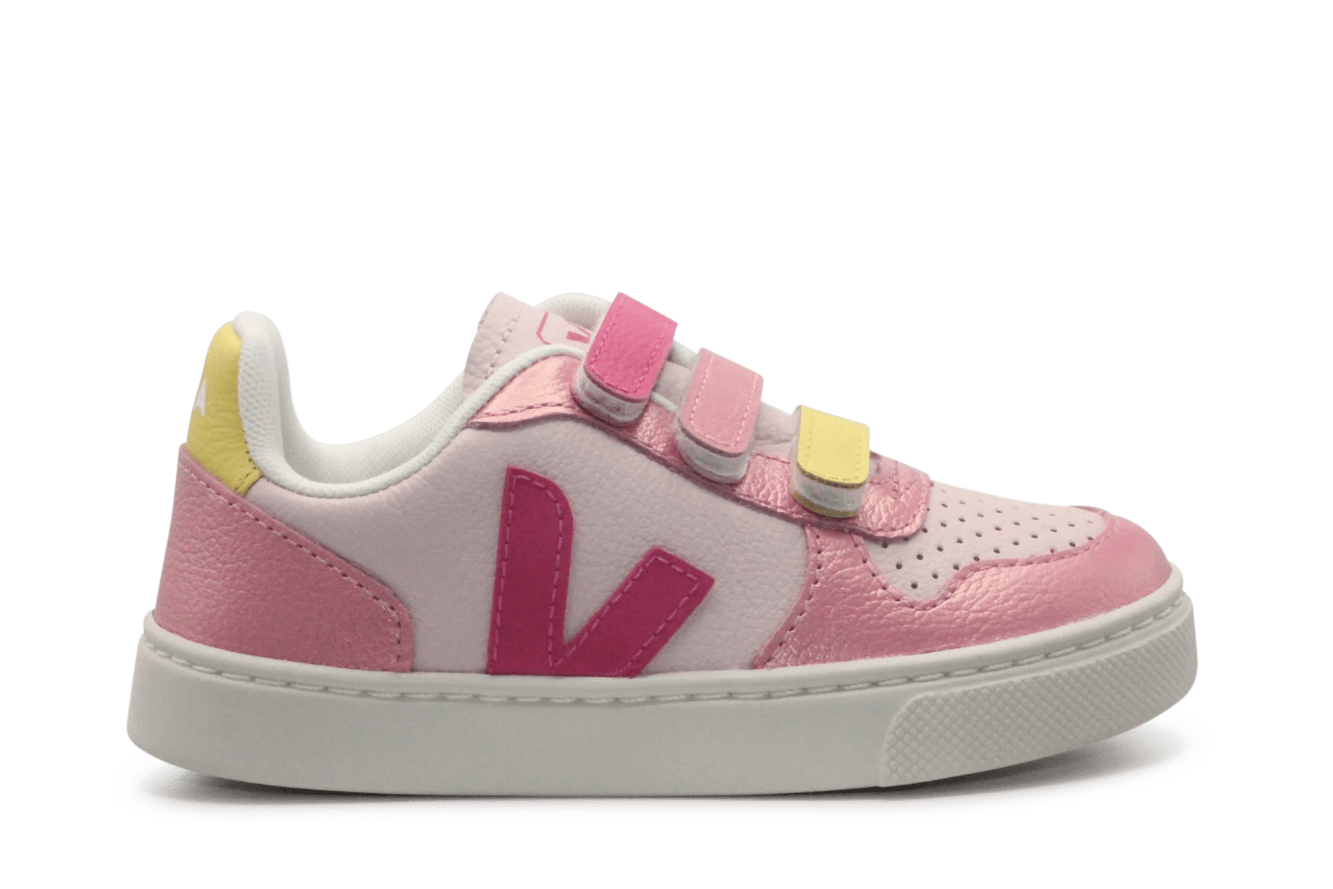 Veja Klittenband Schoen V10 Meisjes - Roze - hatshoe