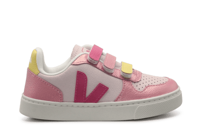 Veja Klittenband Schoen V10 Meisjes - Roze - hatshoe