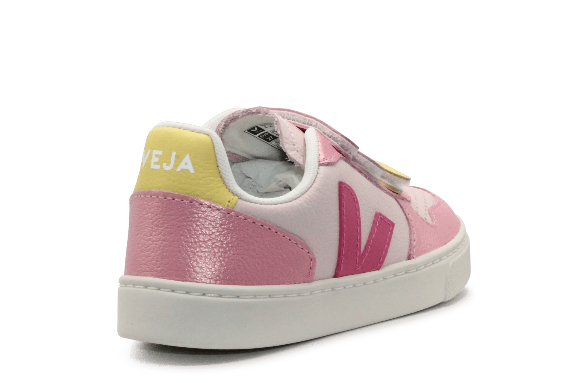 Veja Klittenband Schoen V10 Meisjes - Roze - hatshoe