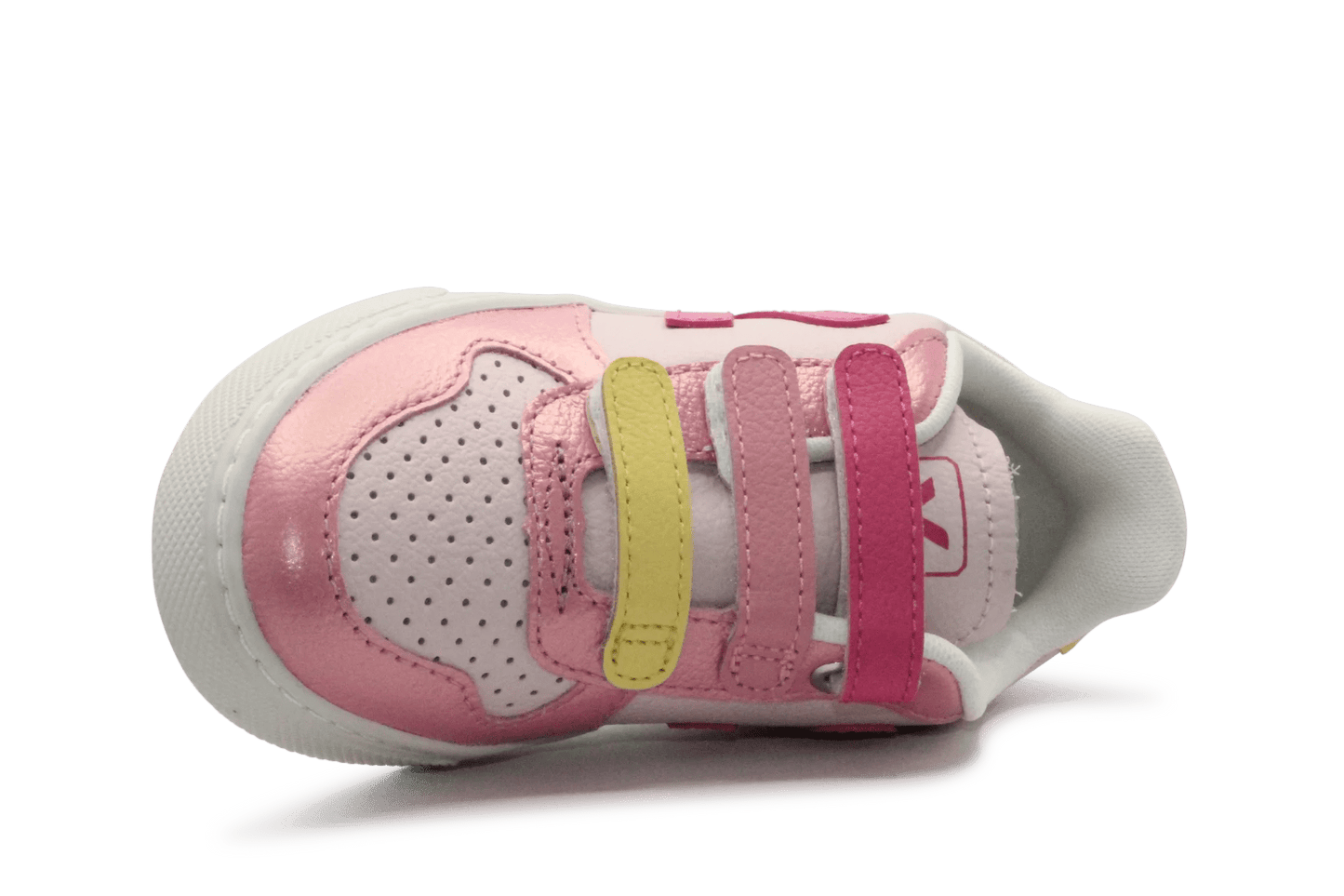 Veja Klittenband Schoen V10 Meisjes - Roze - hatshoe