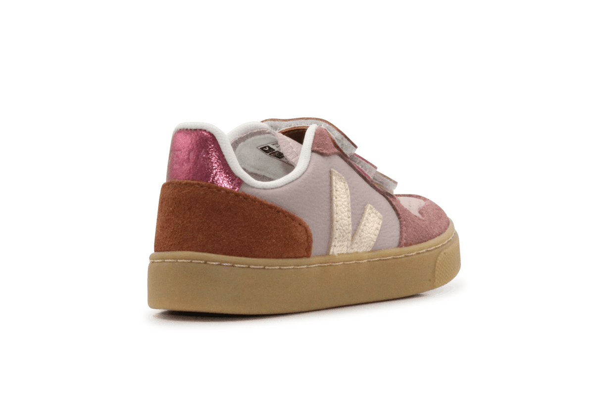 Veja Klittenband Schoen V10-Small Leer - Babe Platine - hatshoe