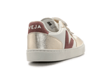 Veja Klittenband Schoen V10-Small Leer - Pure Dried-Petale Platine - hatshoe