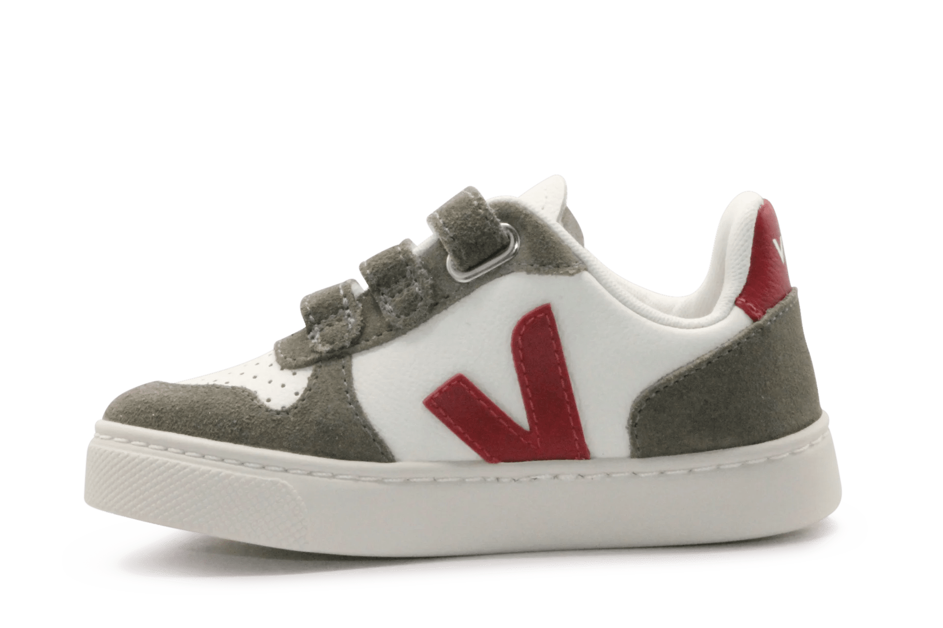 Veja Klittenband Schoen V10-Small Leer - Pure Pepper Kaki - hatshoe