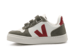 Veja Klittenband Schoen V10-Small Leer - Pure Pepper Kaki - hatshoe