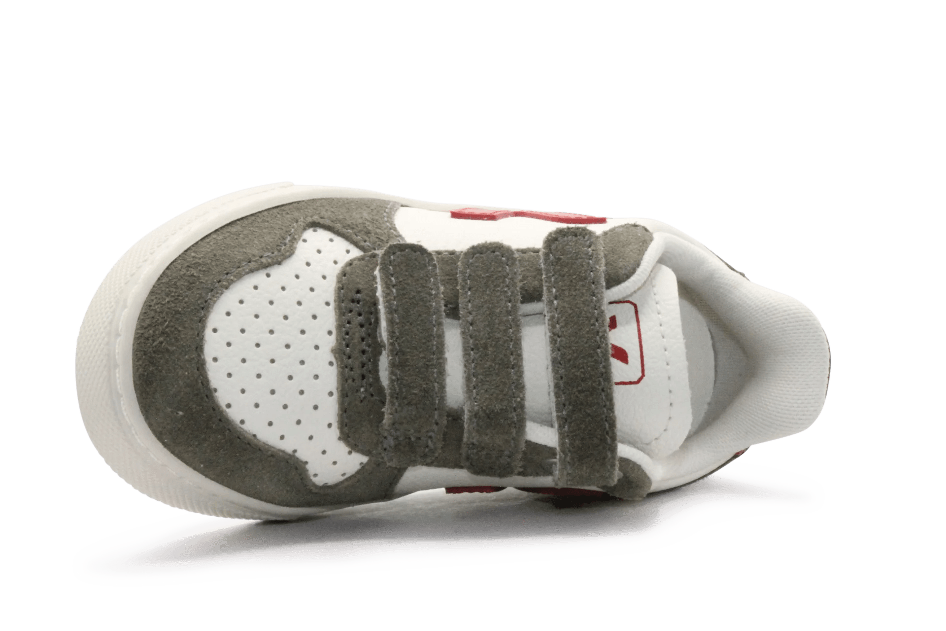 Veja Klittenband Schoen V10-Small Leer - Pure Pepper Kaki - hatshoe