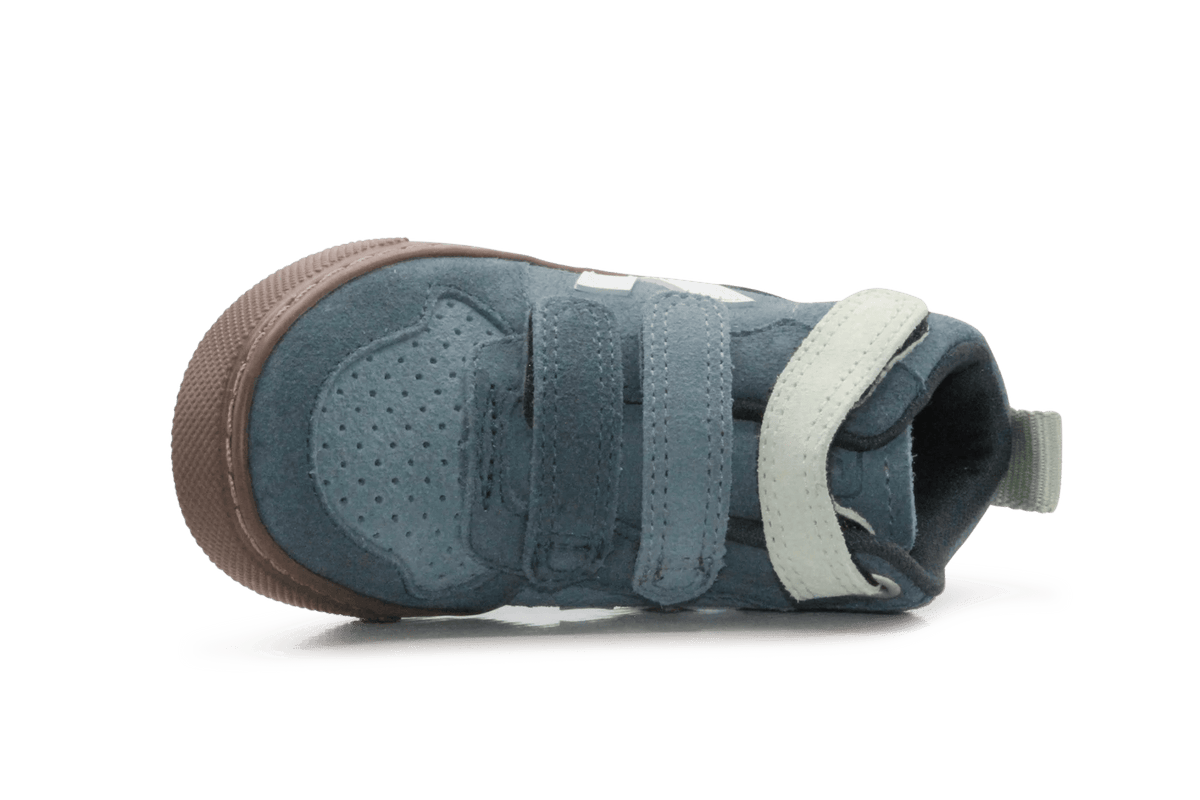 Veja Klittenband Schoen V10-Small Mid Suède - California Shark Bark - hatshoe