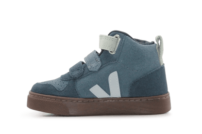 Veja Klittenband Schoen V10-Small Mid Suède - California Shark Bark - hatshoe