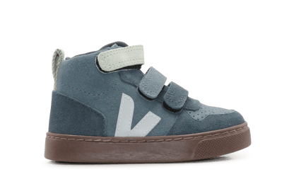 Veja Klittenband Schoen V10-Small Mid Suède - California Shark Bark - hatshoe