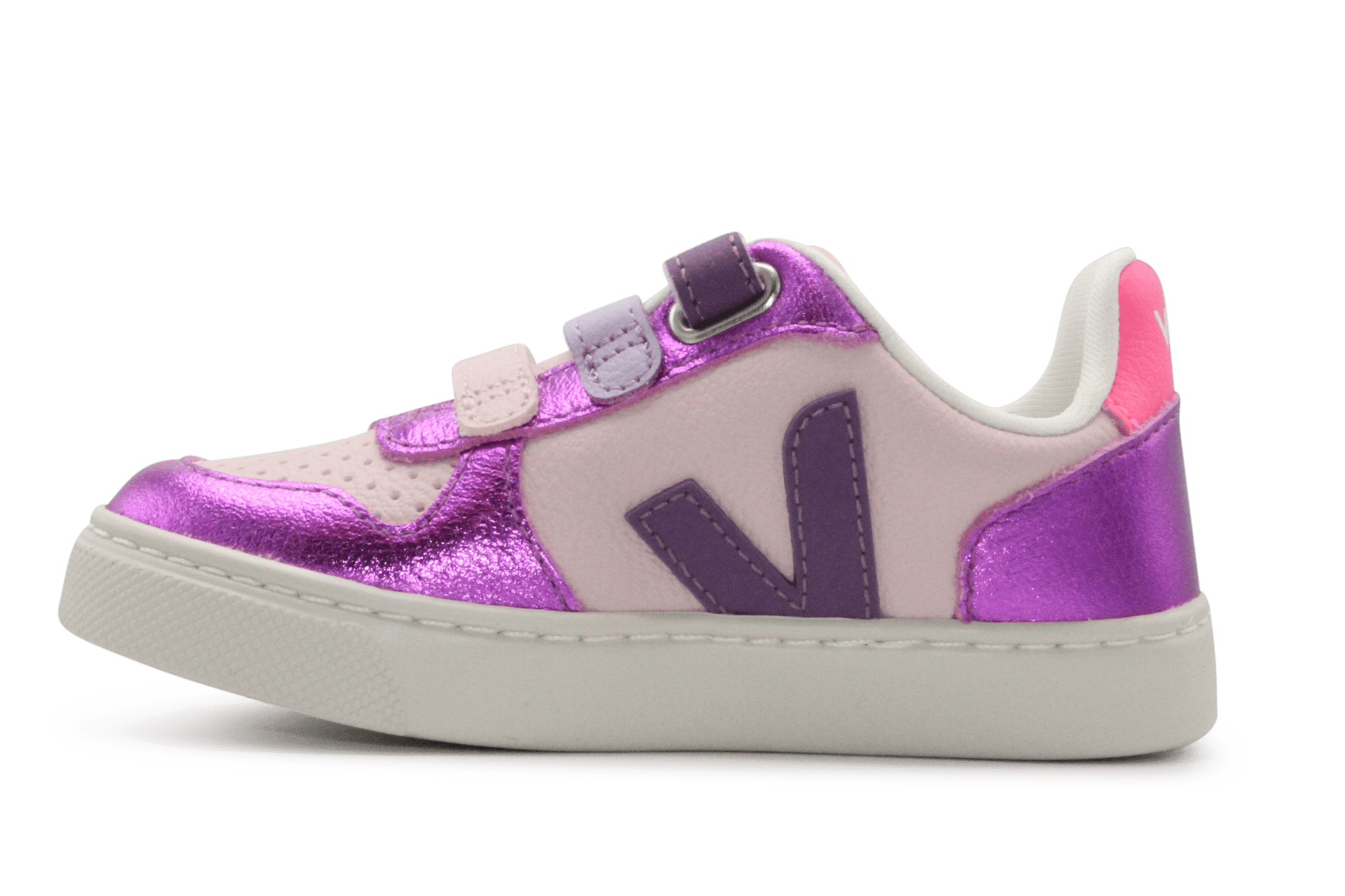 Veja Klittenband Schoen V10-Small - Roze