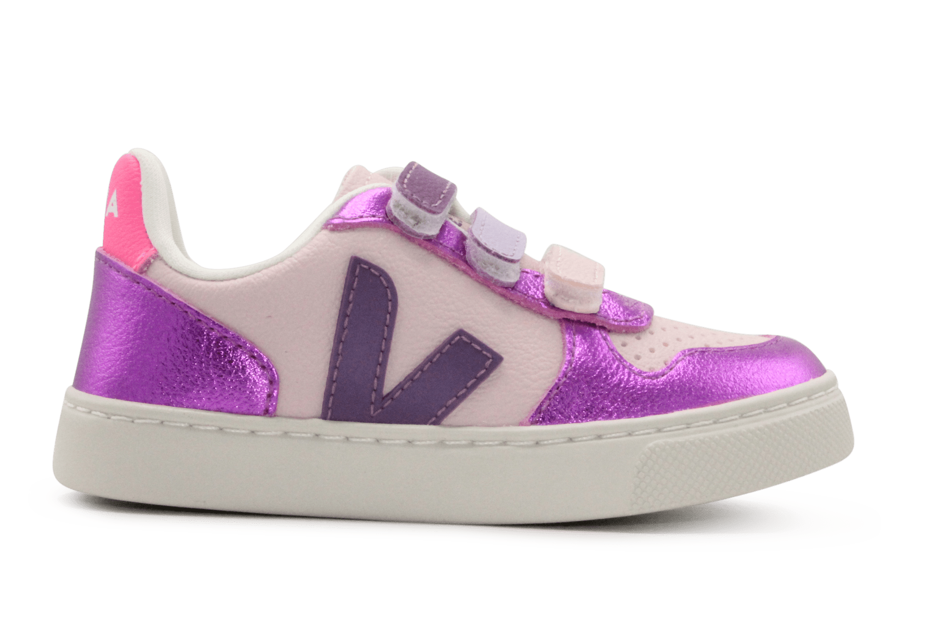 Veja Klittenband Schoen V10-Small - Roze