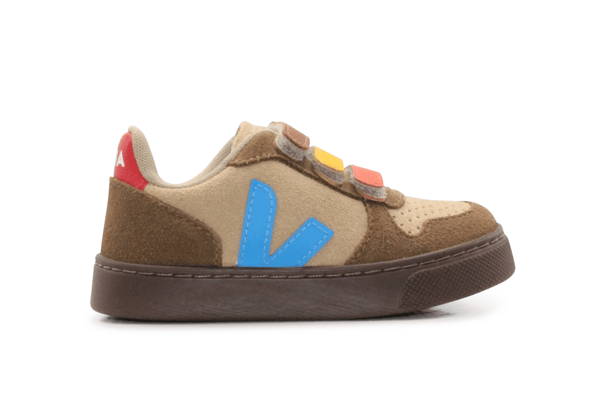 Veja Klittenband Schoen V10-Small Suède - Desert Egee Brown - hatshoe
